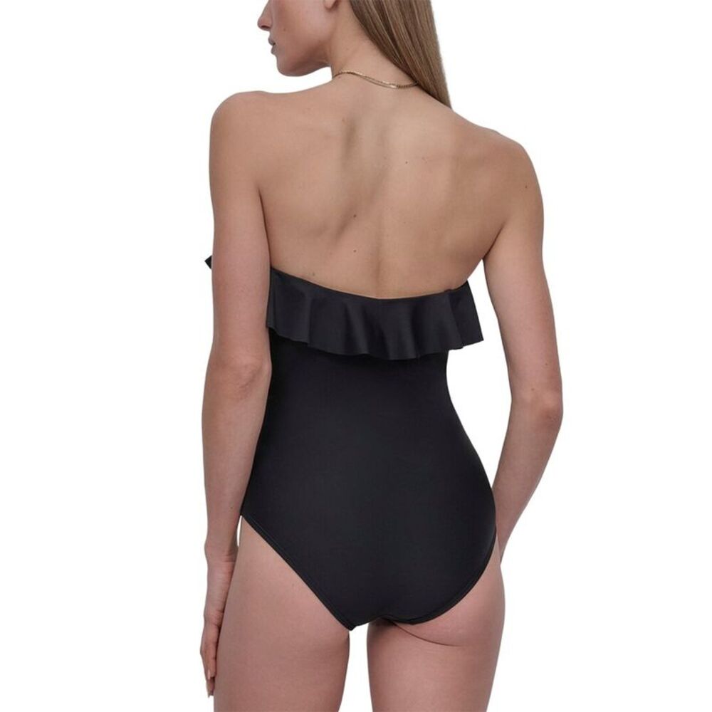 Dkny Womens Swimsuit, Black - Picture 2 of 4